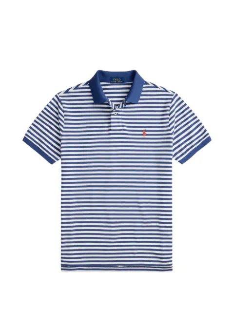 Polo Ralph Lauren striped pique polo shirt White 710956682012