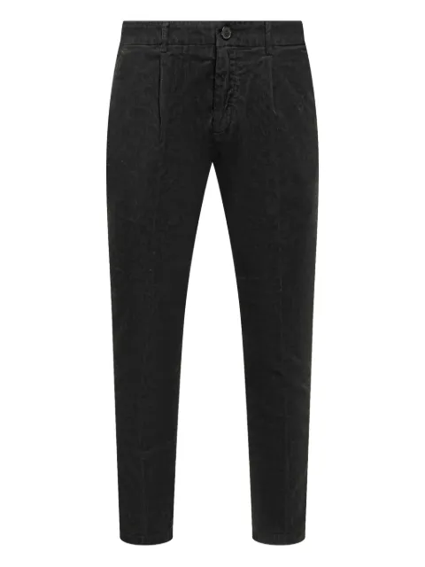 Department 5 Prince corduroy texture trousers Black UP018471TS0051