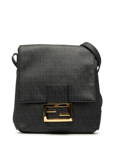 Fendi Pre-Owned 2010-2025 Zucchino Spalmati crossbody bag Black ORL6EPZLDN658M3S