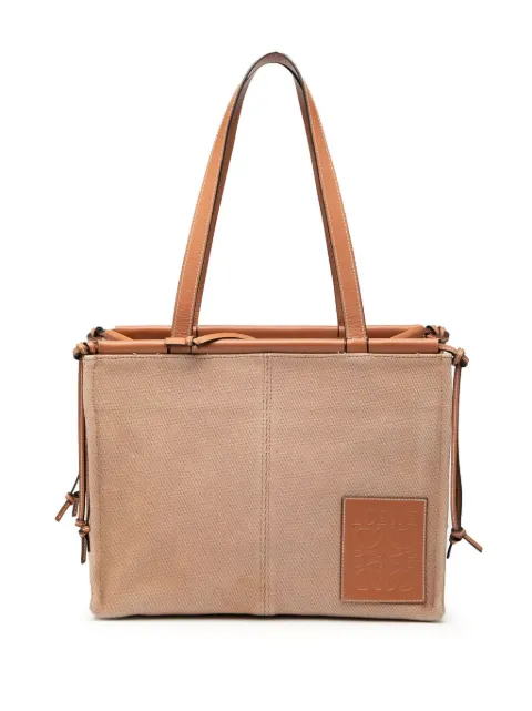 Loewe Pre-Owned 2010-2025 Small Canvas Cushion tote bag Brown FE6NRH3W20ZKAGMM
