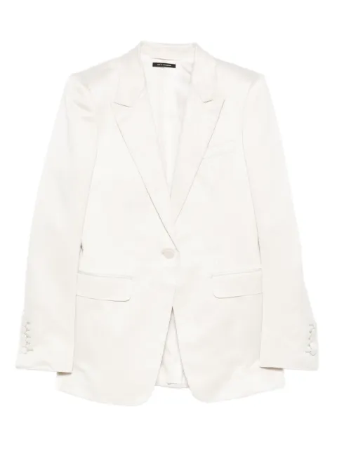 TOM FORD flap-pocket single-breasted blazer Neutrals GI3054FAX1602DP113