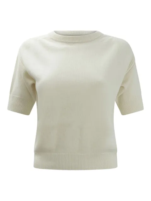 SA SU PHI cashmere top White W25621WS0101