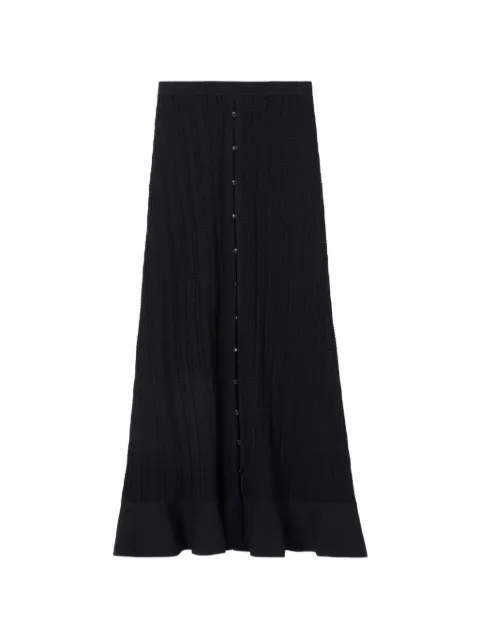Claudie Pierlot long crochet skirt Blue CFPJU00895
