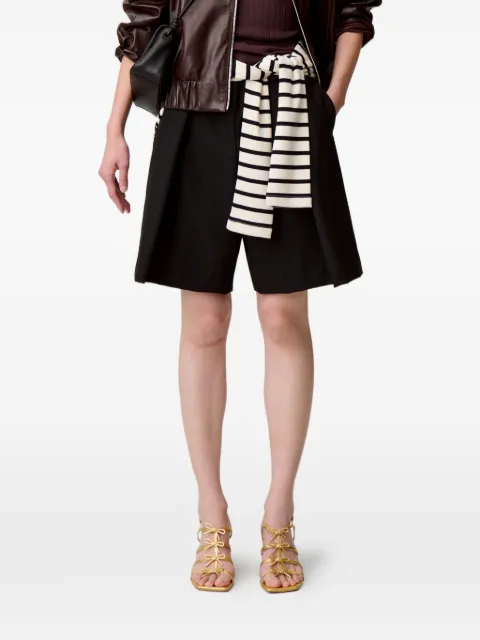 Claudie Pierlot tailored wool-blend bermuda shorts Black CFPSH00293