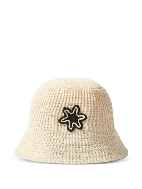 Claudie Pierlot crochet bucket hat Neutrals CFABO00570
