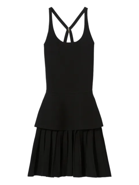 Claudie Pierlot knit dress with criss-cross straps Black CFPRO02859
