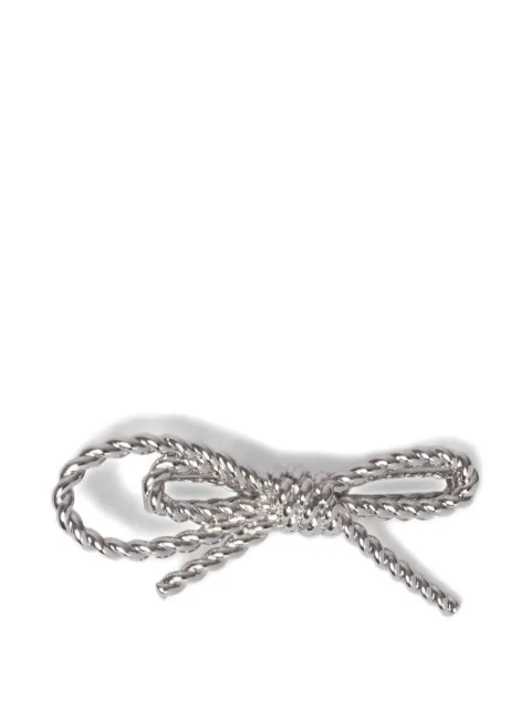 Claudie Pierlot bow knot hair clip Silver CFABI00283
