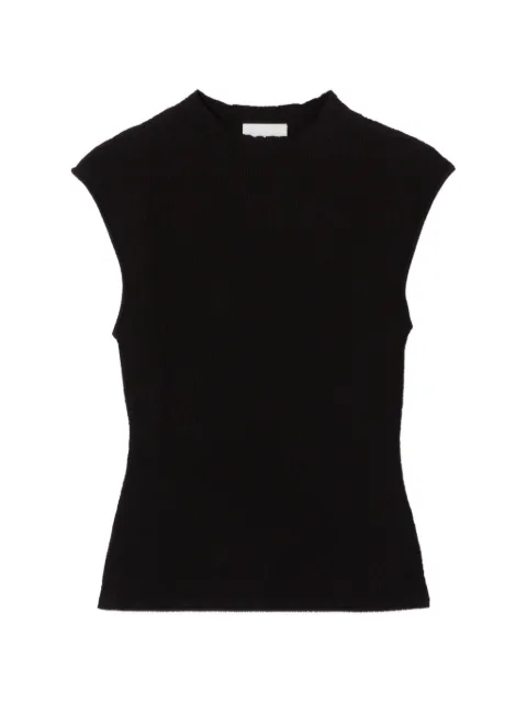 Claudie Pierlot sleeveless knit top Black CFPPU01301