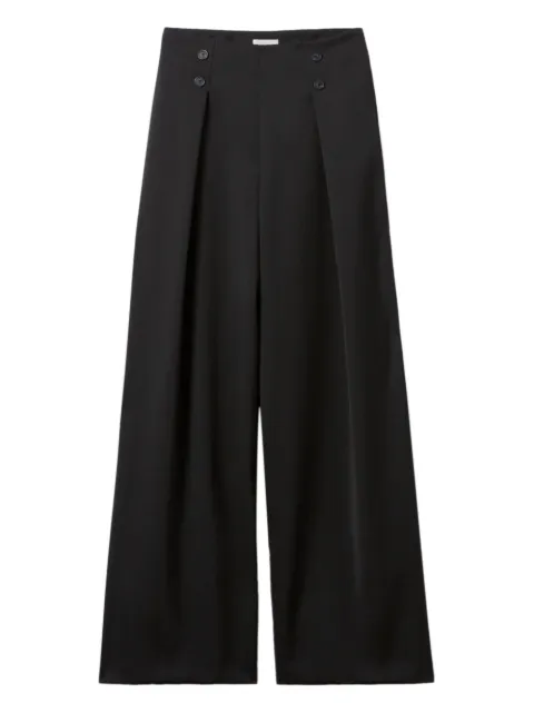 Claudie Pierlot wide-leg wool-blend trousers Black CFPPA00730