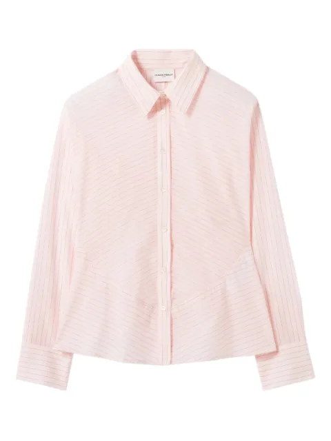 Claudie Pierlot ruffled back shirt Pink CFPCM00558