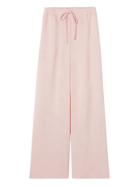 Claudie Pierlot string wide-leg trousers Pink CFPPA00764