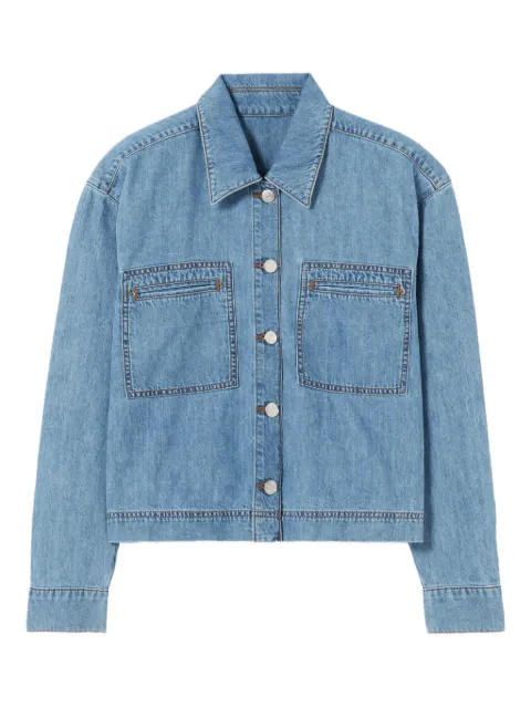 Claudie Pierlot buttoned denim shirt Blue CFPCM00549