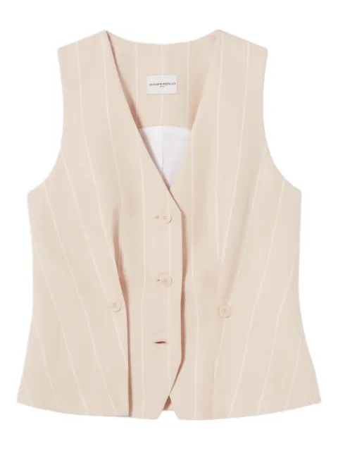 Claudie Pierlot V-neck waistcoat Neutrals CFPVE00560