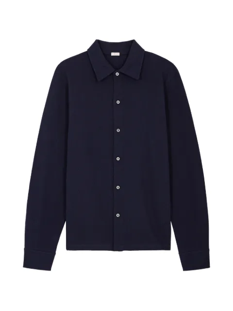 FURSAC long-sleeved cotton shirt Blue FHPCH00325