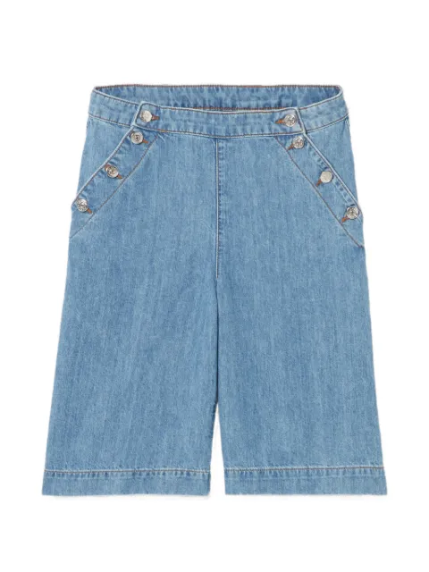 Claudie Pierlot sailor denim shorts Blue CFPSH00315