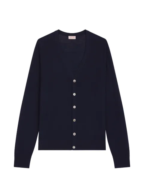 FURSAC wool V-neck cardigan Blue FHPPU00149
