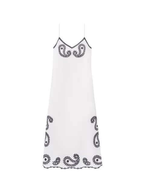 Claudie Pierlot openwork embroidery dress White CFPRO03027