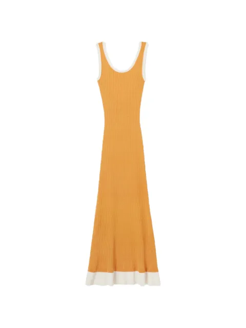 Claudie Pierlot long knitted dress Orange CFPRO02961