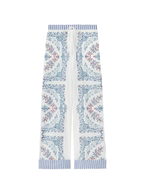 Claudie Pierlot cotton trousers White CFPPA00765