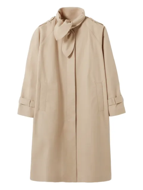 Claudie Pierlot mid-length trench coat Neutrals CFPOU00769