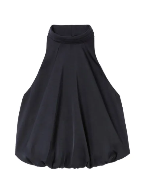 Claudie Pierlot satin open-back top Blue CFPTO01093