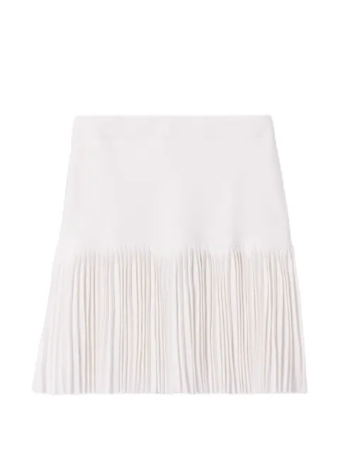 Claudie Pierlot fine-knit skirt White CFPJU00837