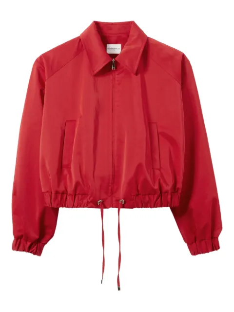 Claudie Pierlot short satin jacket Red CFPBL00343