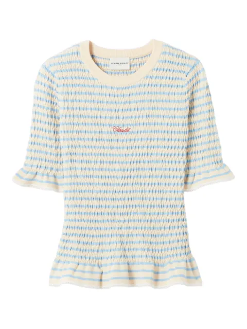 Claudie Pierlot knitted top Neutrals CFPPU01273