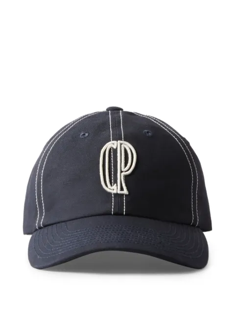 Claudie Pierlot embroidered CP monogram cap Blue CFABO00559