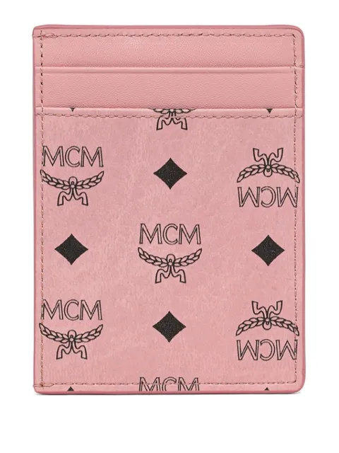 MCM Aren Visetos card holder Pink MXADATA08PZ