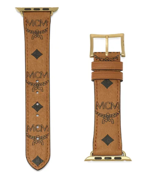 MCM Visetos Apple Watch band Brown MXZFATT09CO
