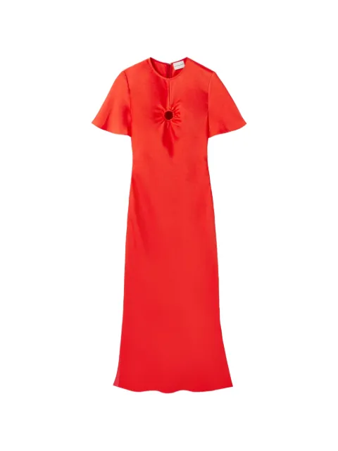 Claudie Pierlot cutout flared dress Red CFPRO02931