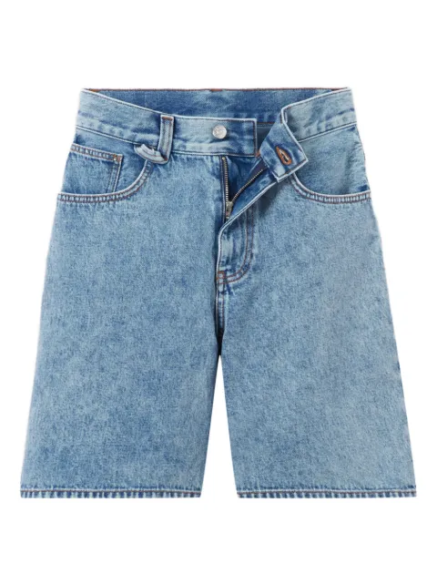 Claudie Pierlot straight-leg denim shorts Blue CFPSH00292