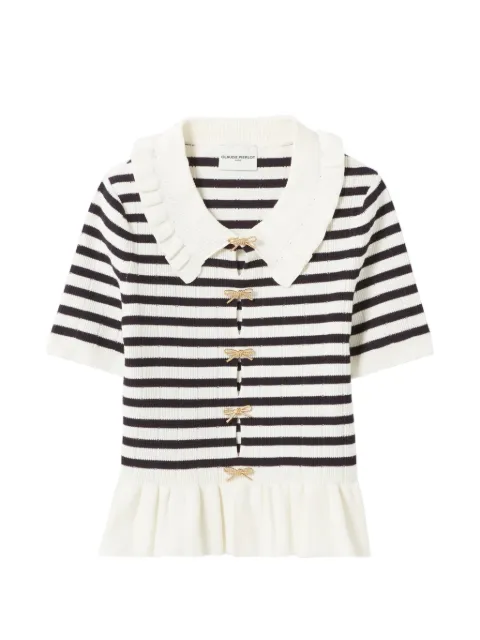 Claudie Pierlot striped jumper Neutrals CFPPU01278