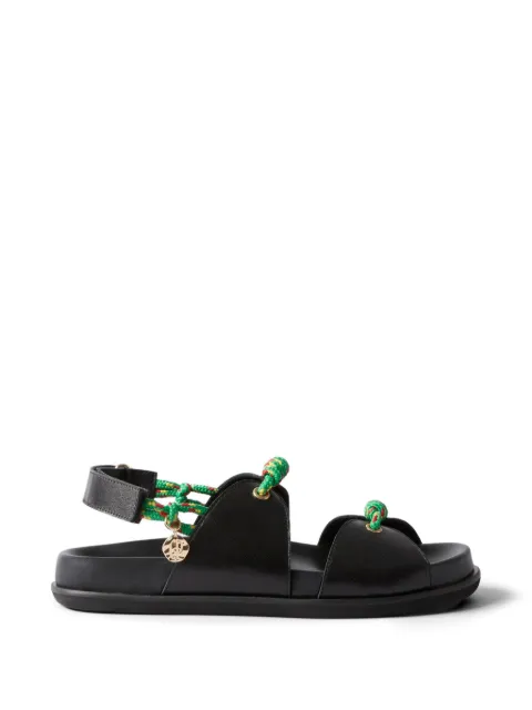 Claudie Pierlot twisted strap sandals Black CFACH00691
