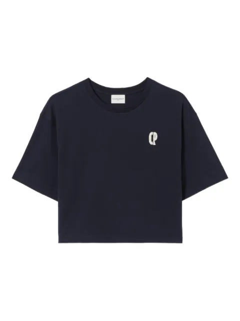 Claudie Pierlot logo-embroidered T-shirt Blue CFPTS01072