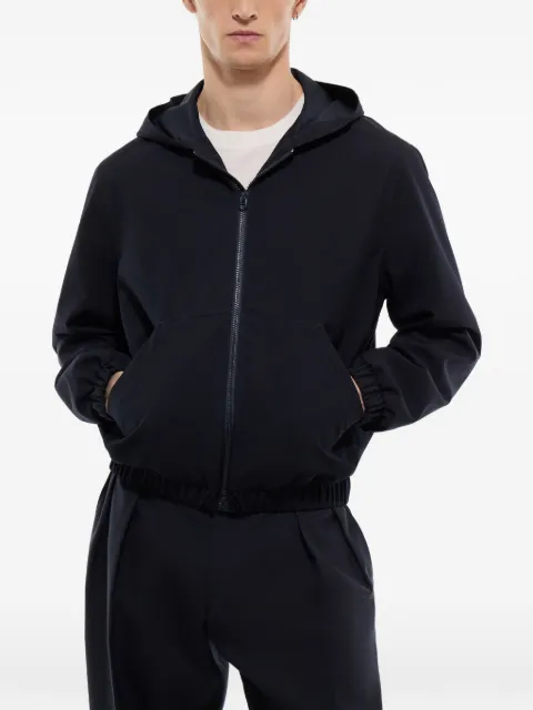 FURSAC hooded zip-fastening jacket Blue FHPBL00163