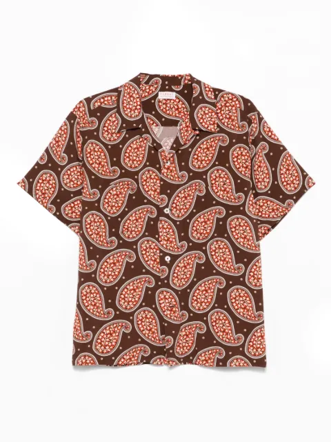 FURSAC paisley shirt Brown FHPCH00339