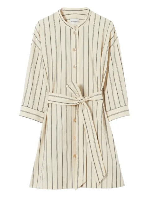 Claudie Pierlot fitted cotton shirt dress Neutrals CFPRO02836