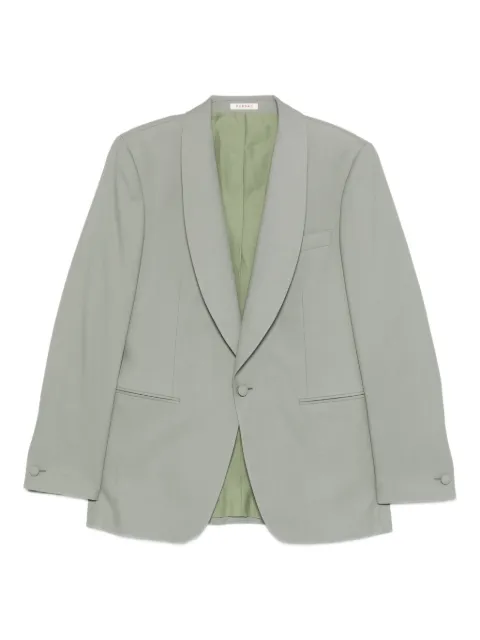 FURSAC shawl-lapel blazer Green FHPVE00284