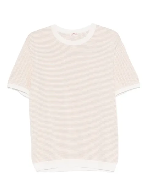 FURSAC striped cotton T-shirt Neutrals FHPTS00145