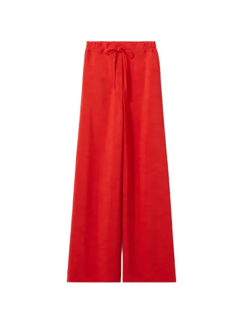 Claudie Pierlot string wide-leg trousers Red CFPPA00778