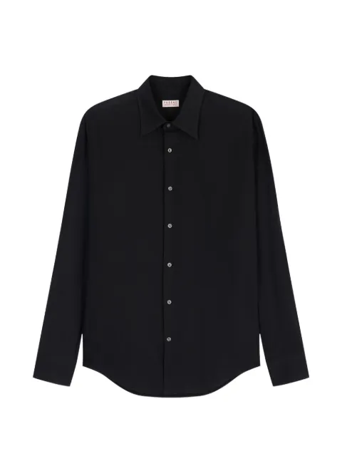 FURSAC long-sleeve button-down shirt Black FHPCH00239