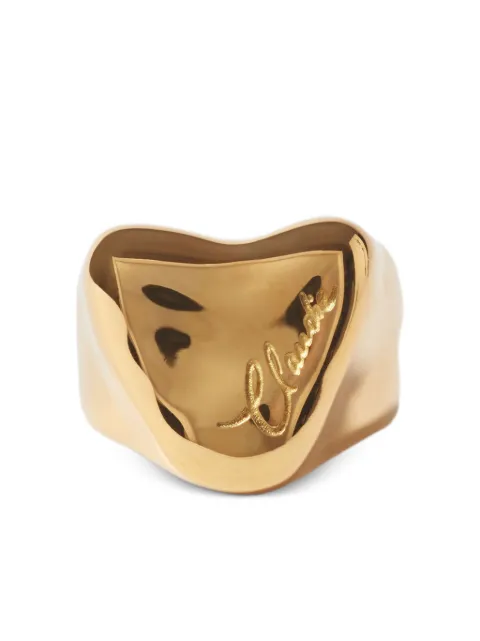 Claudie Pierlot heart signet ring Gold CFABI00282