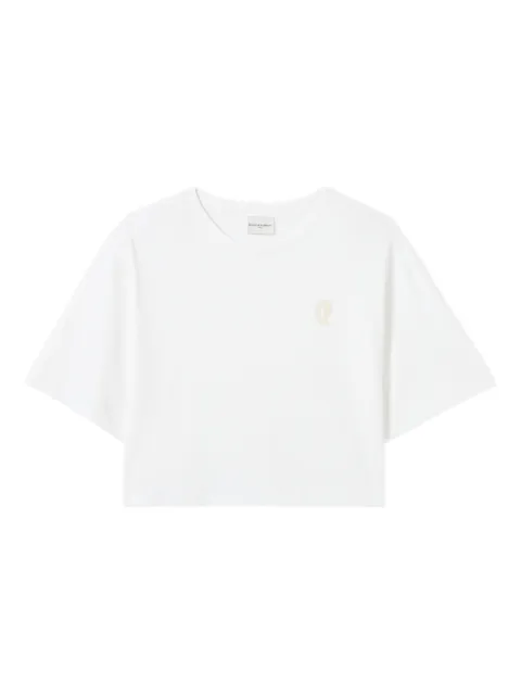 Claudie Pierlot logo-embroidered T-shirt White CFPTS01072