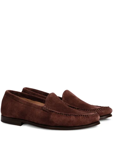FURSAC suede loafers Brown FHACH00059