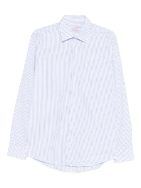FURSAC striped-pattern cotton shirt White FHPCH00320