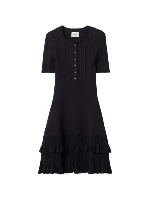 Claudie Pierlot fitted knit dress Blue CFPRO02915