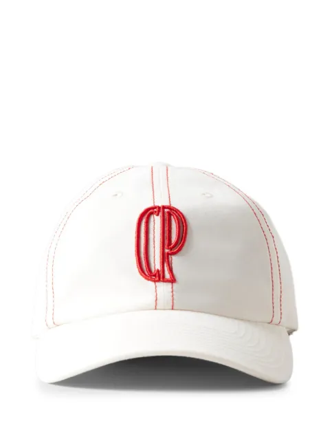 Claudie Pierlot embroidered CP monogram cap White CFABO00559