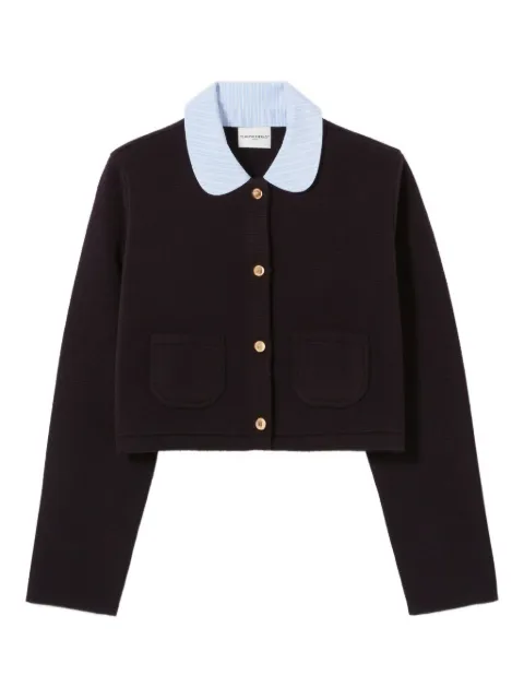 Claudie Pierlot collared cardigan Blue CFPCA00738